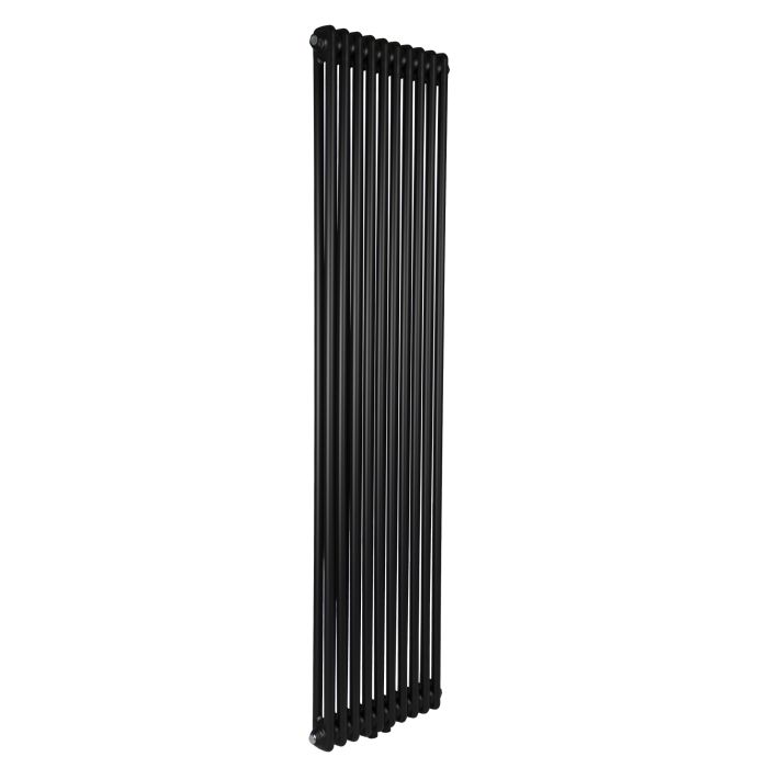 Вертикальний трубчастий радіатор Warm Well 1800/470 чорний