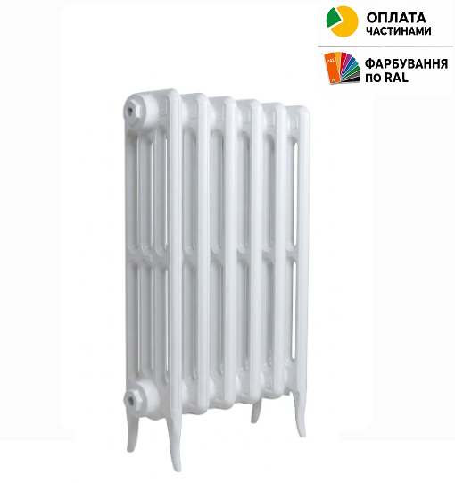 Чавунний радіатор Warm Well Classic M 500 (на ніжках)