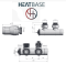 HEAT BASE Duo-Plex, GW 3/4'' x 15 mm Cu, кутовий, чорний