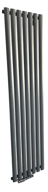 Трубчатый радиатор LUXRAD OVAL 1700/410 антрацит