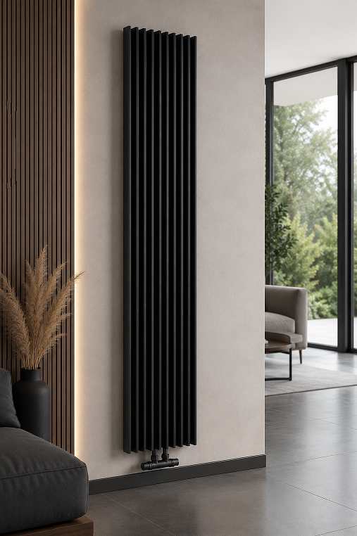 Радіатор Radeco Bora 1800/310 Black Mat