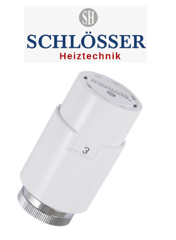 Термоголовка Schlosser Brillant Plus SH белая MINI (M30x1.5)