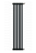 Радіатор Vulcano TO-BE 2 1800/368/66 (Conf.01) Black Mat