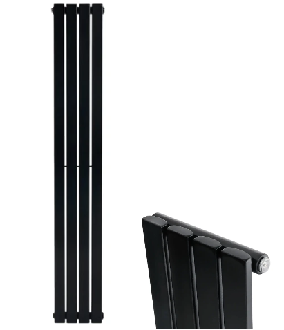 Дизайнерський радіатор Arttidesign Terni 4/1500/236/50 чорний матовий