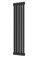 Трубчастий радіатор DeLonghi Multicolumn H=1500 2-6 (секцій) конф.0 (бокове 1/2") RAL9005MATT
