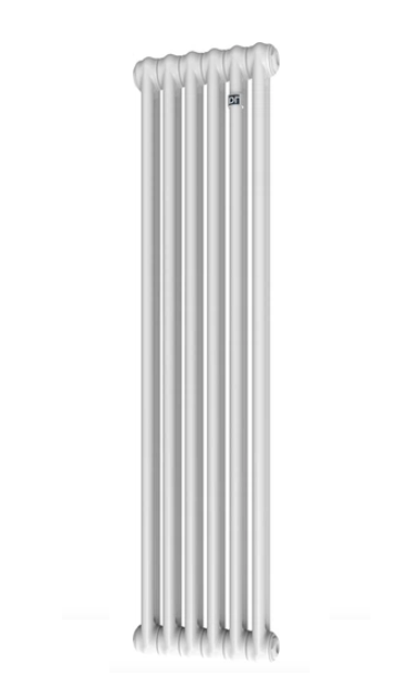 Трубчатый радиатор DeLonghi Multicolumn H=1500 2-6 (секций) конф.0 (боковое 1/2") RAL9016