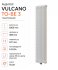 Радиатор Vulcano TO-BE 3 1800/368/107 (Conf.12) White