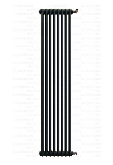 Радиатор Vulcano TO-BE 2 1800/368/66 (Conf.01) Black Mat