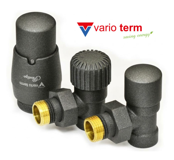 Термостатичні крани Vario Term Royal графіт структурний
