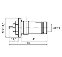 Вентильная вставка Kermi ZV00040001 M30x1,5